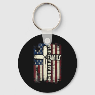 Llavero Bandera de Faith Family Dom Usa 
