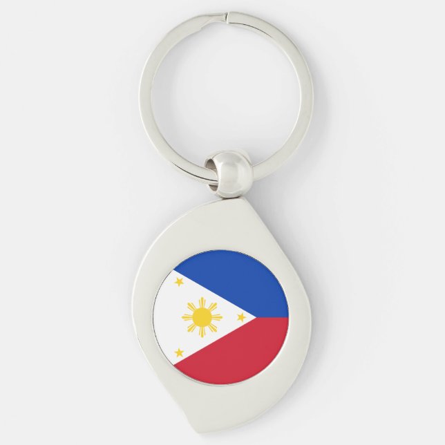 Llavero Bandera de Filipinas (Anverso)