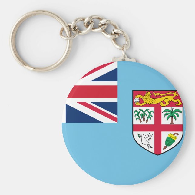 Llavero Bandera de Fiyi (Frente)