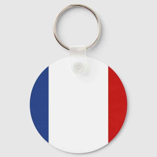 Llavero Bandera de Francia (Anverso)