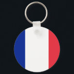 Llavero Bandera de Francia<br><div class="desc">Bandera de Francia - Tricolor azul,  blanco y rojo.</div>