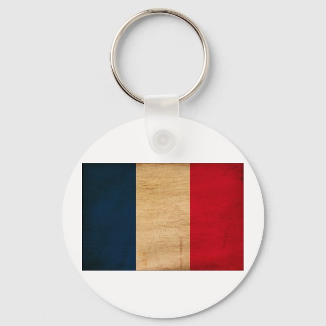 Llavero Bandera de Francia (Anverso)
