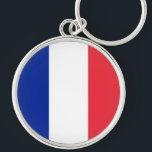 Llavero Bandera de Francia, Bandera Nacional Tricolor<br><div class="desc">Bandera de Francia, Bandera Nacional Tricolor. La bandera nacional de Francia es una bandera tricolor que presenta tres bandas verticales de color azul (lado de la pezuña), blanco y rojo. Es conocido por los angloparlantes como la Tricolor Francesa o simplemente la Tricolor. Puede personalizar aún más el diseño si lo...</div>