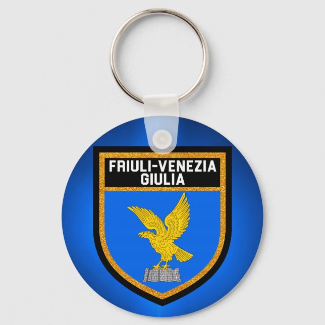 Llavero Bandera de Friuli-Venezia Giulia (Anverso)