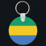 Llavero Bandera de Gabón<br><div class="desc">Bandera patriótica de Gabón</div>