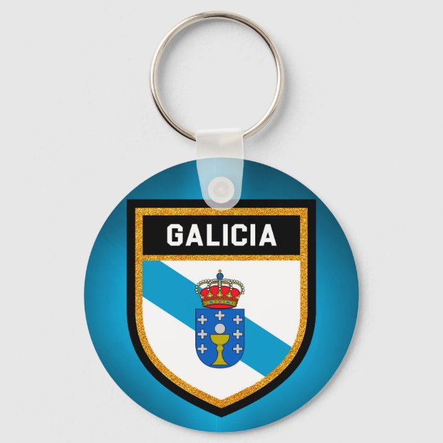 Llavero Bandera de Galicia (Anverso)