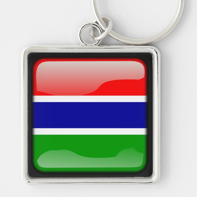 Llavero Bandera de Gambia (Frente)