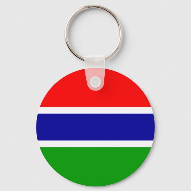 Llavero Bandera de Gambia (Anverso)