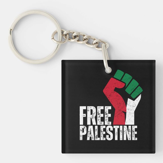 Llavero Bandera de Gaza Palestina Libre - Libertad para lo (Frente)