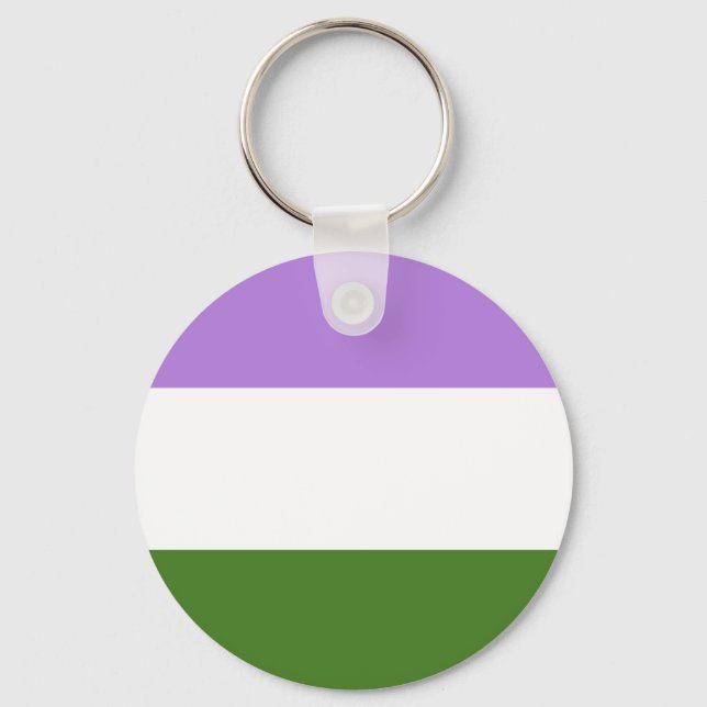 Llavero Bandera de género Keychain LGBT (Anverso)