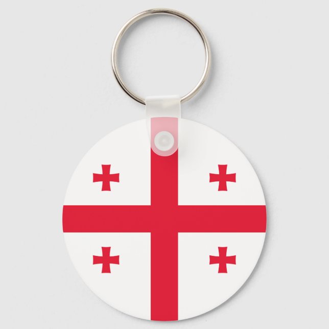 Llavero Bandera de Georgia (Anverso)