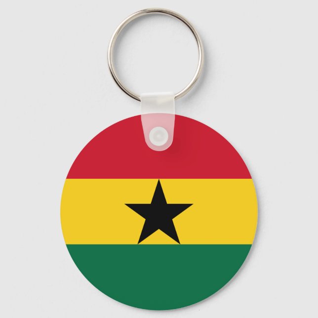 Llavero Bandera de Ghana (Anverso)