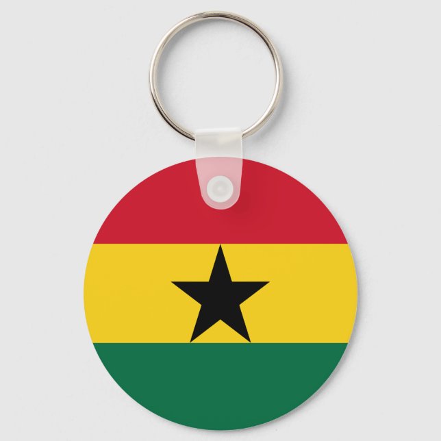 Llavero Bandera de Ghana  (Anverso)
