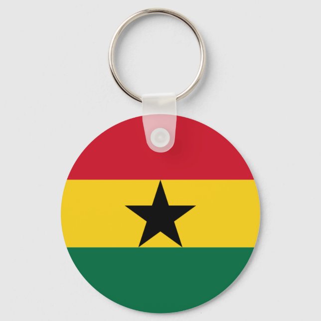 Llavero Bandera de Ghana (Anverso)