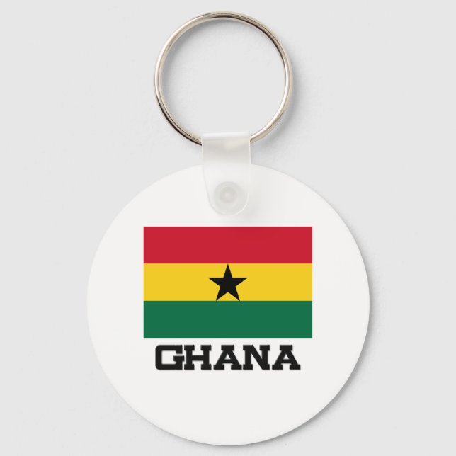 Llavero Bandera de Ghana (Anverso)