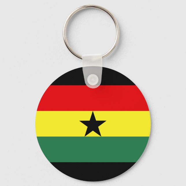 Llavero Bandera de Ghana (Anverso)