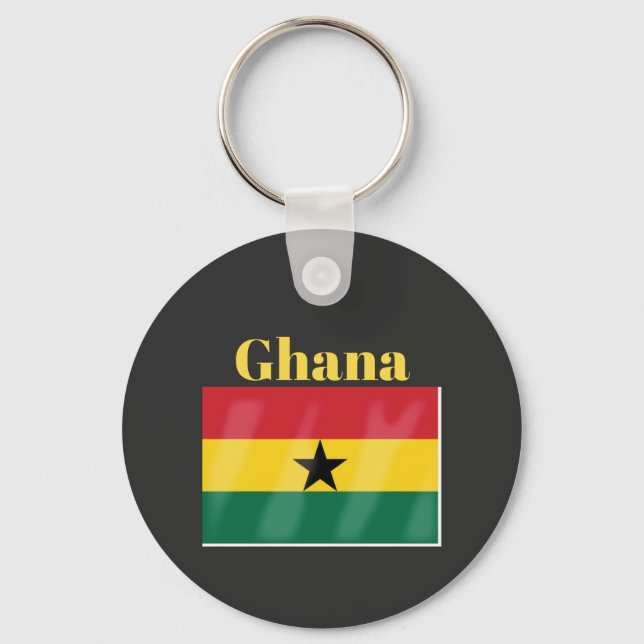 Llavero Bandera de Ghana (Anverso)