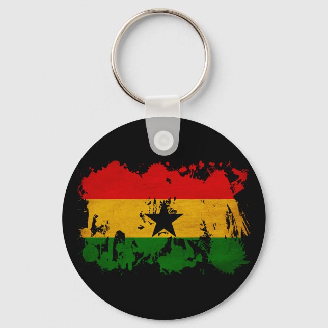 Llavero Bandera de Ghana (Anverso)