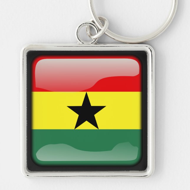 Llavero Bandera de Ghana (Frente)