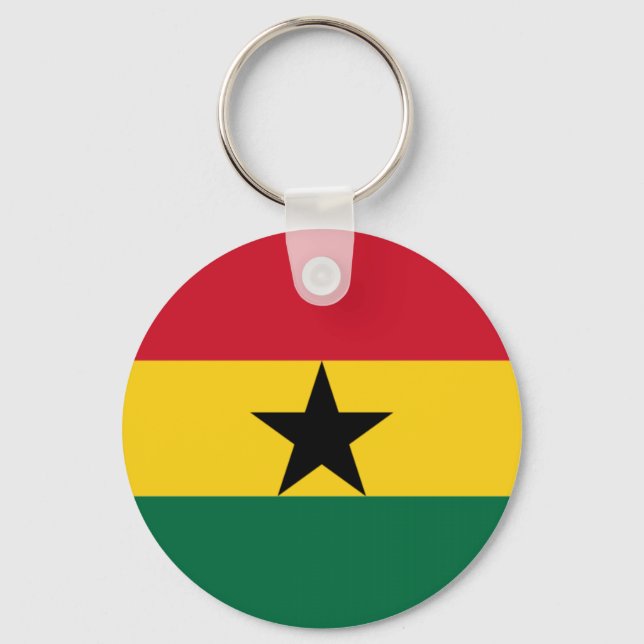 Llavero Bandera de Ghana (Anverso)