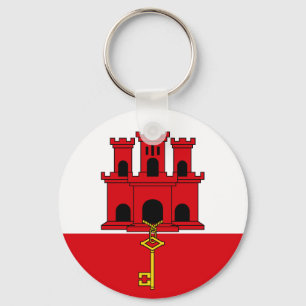 Llavero Bandera de Gibraltar