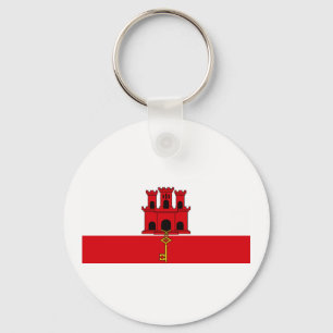 Llavero Bandera De Gibraltar