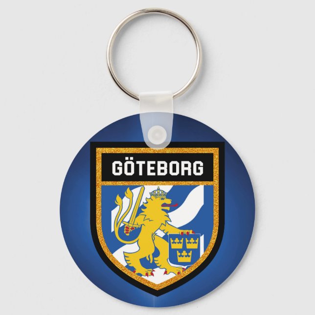 Llavero Bandera de Gotemburgo (Anverso)