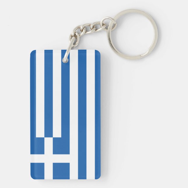 Llavero Bandera de Grecia (Atrás)