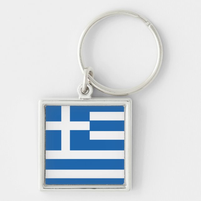 Llavero Bandera de Grecia (Frente)