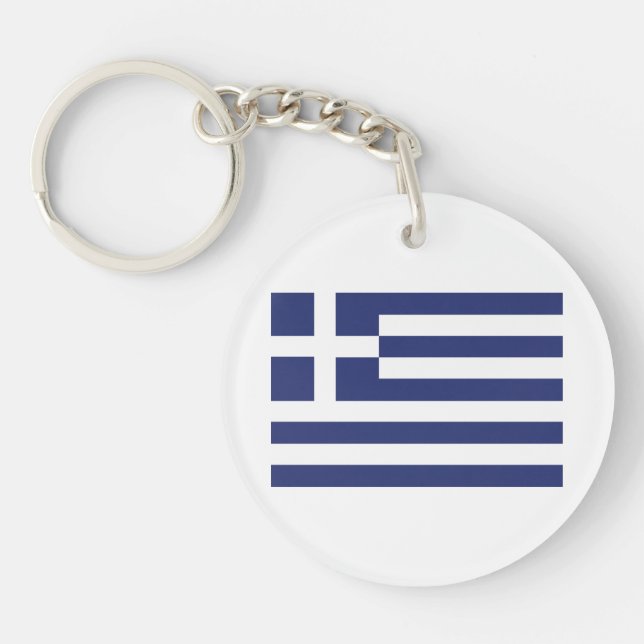 Llavero Bandera de Grecia (Frente)
