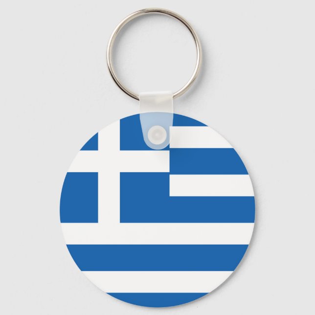 Llavero Bandera de Grecia (Anverso)