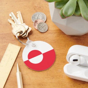 Llavero Bandera de Groenlandia