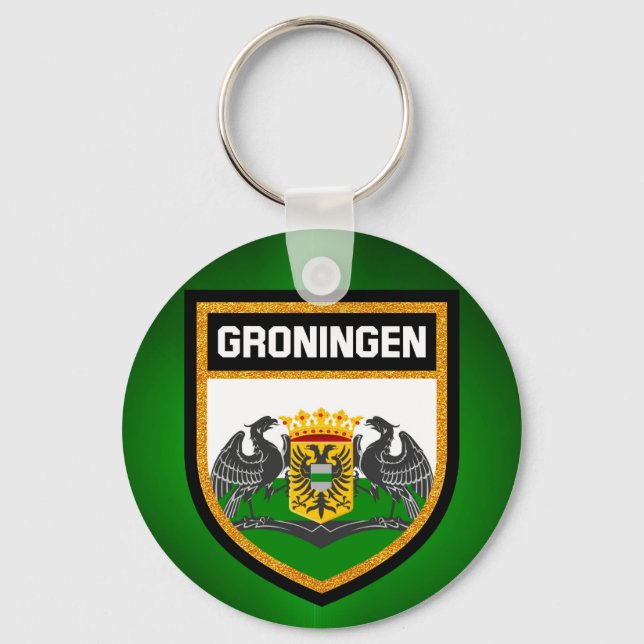 Llavero Bandera de Groningen (Anverso)