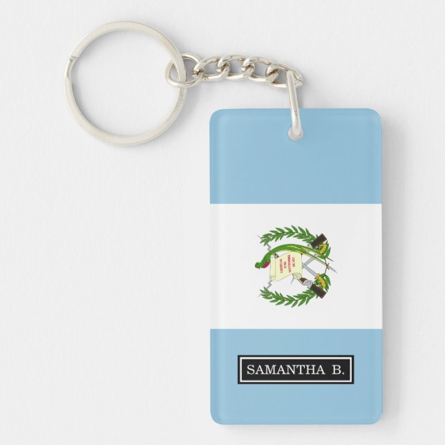 Llavero Bandera de Guatemala (Frente)