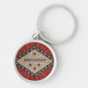 Llavero Bandera de Guay Grunge Arkansas