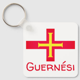 Llavero Bandera de Guernési
