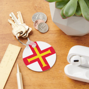 Llavero Bandera de Guernsey