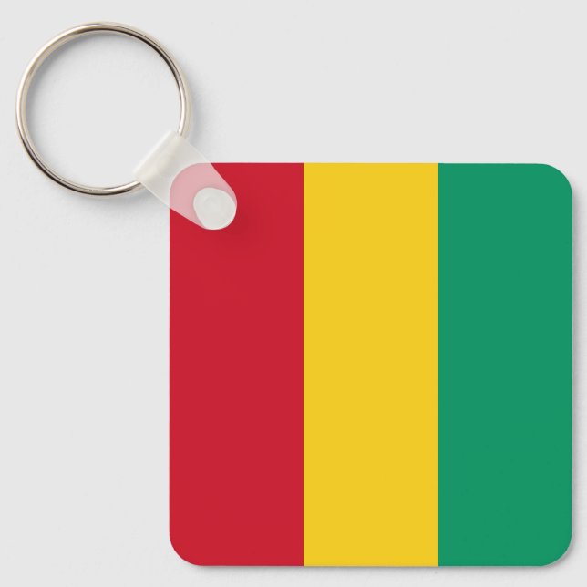 Llavero Bandera de Guinea (Anverso)