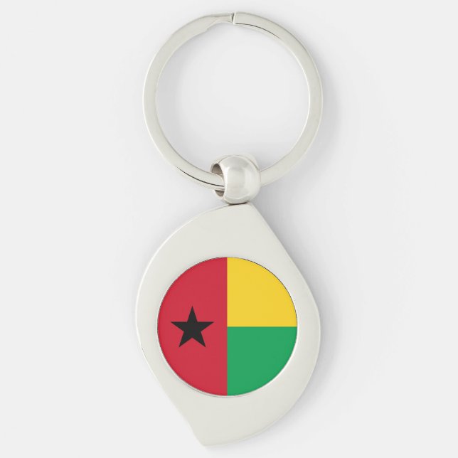 Llavero Bandera de Guinea Bissau (Anverso)