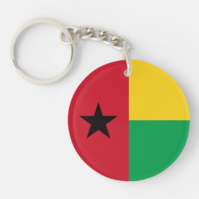 Llavero Bandera de Guinea Bissau (Frente)