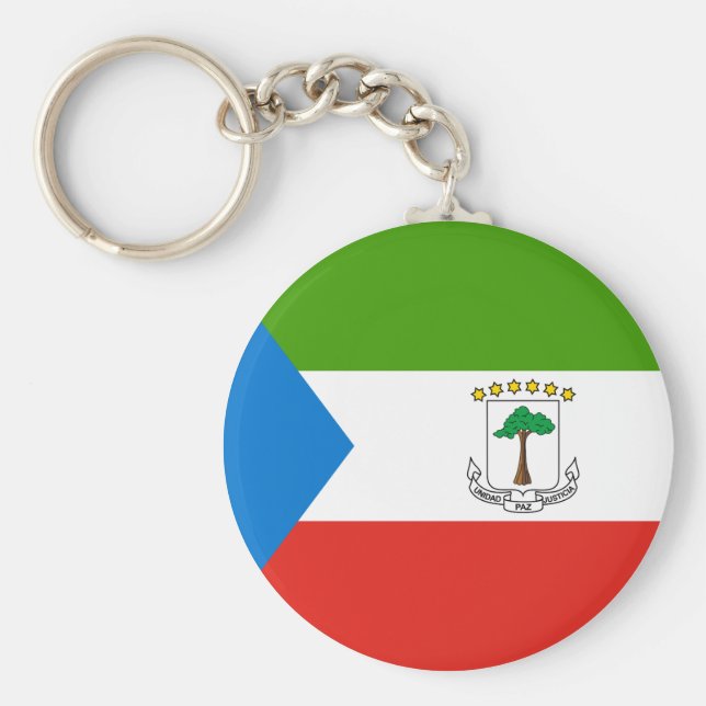 Llavero Bandera de Guinea Ecuatorial (Frente)