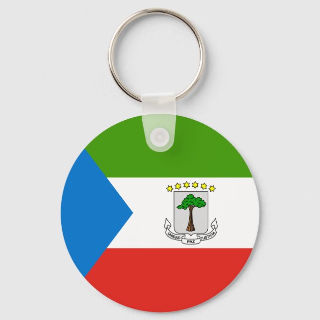Llavero Bandera de Guinea Ecuatorial (Anverso)