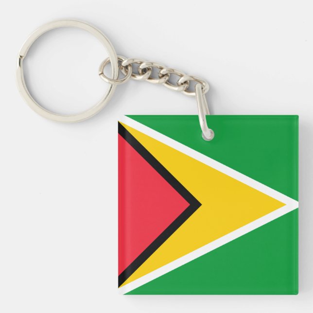 Llavero Bandera de Guyana (Frente)