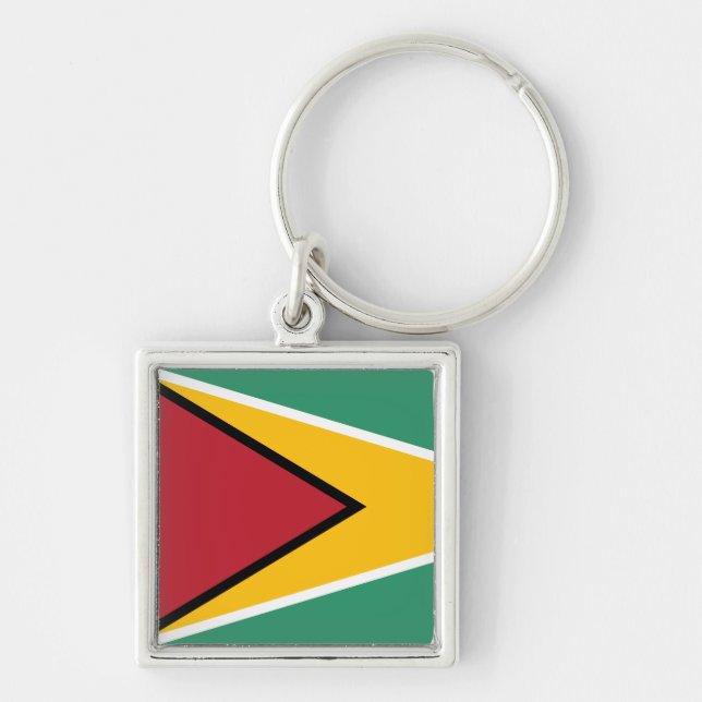 Llavero Bandera de Guyana (Frente)