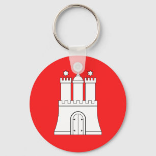 Llavero Bandera de Hamburgo