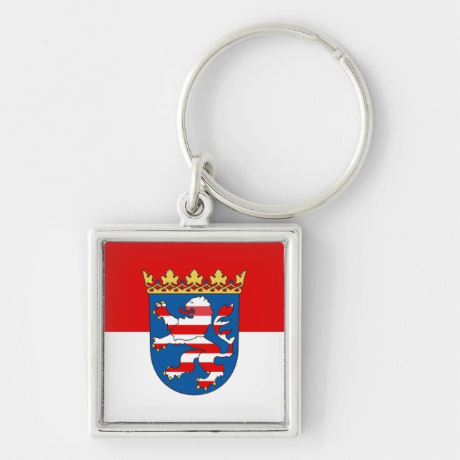 Llavero Bandera de Hesse Keychain (Frente)