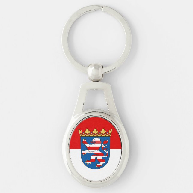 Llavero Bandera de Hesse Keychain (Anverso)