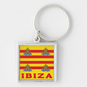 Llavero Bandera de Ibiza, ESPAÑA