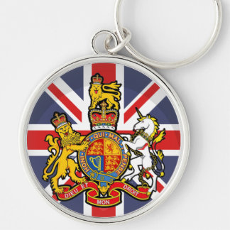 Llavero Bandera de Inglaterra y Escudo Real