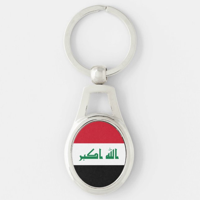 Llavero Bandera de Irak (Anverso)